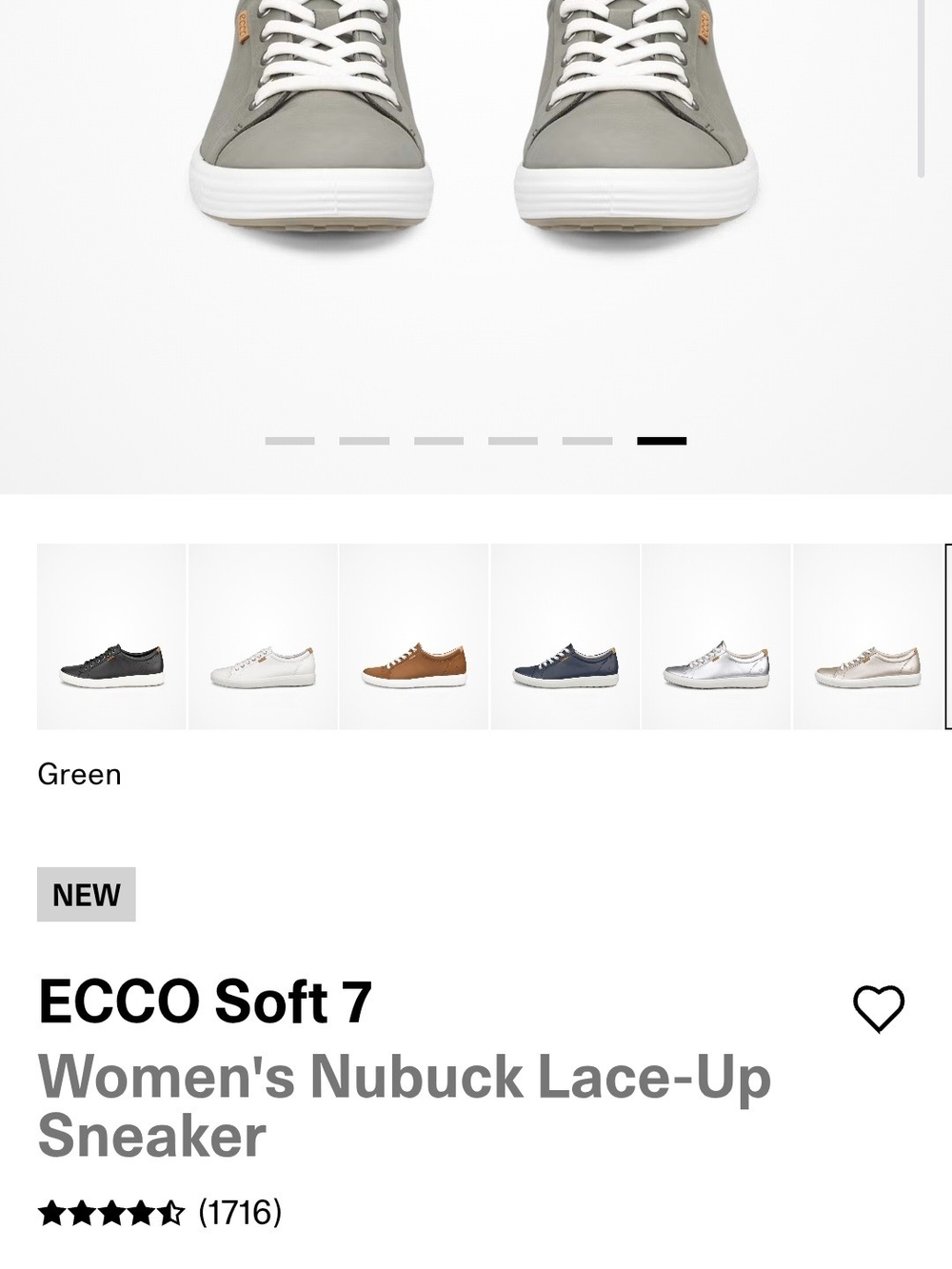 NEW CONDITION WORN TWICE ECCO Soft 7
Women's Nubuck Lace-Up Sneaker size 39 (8 )